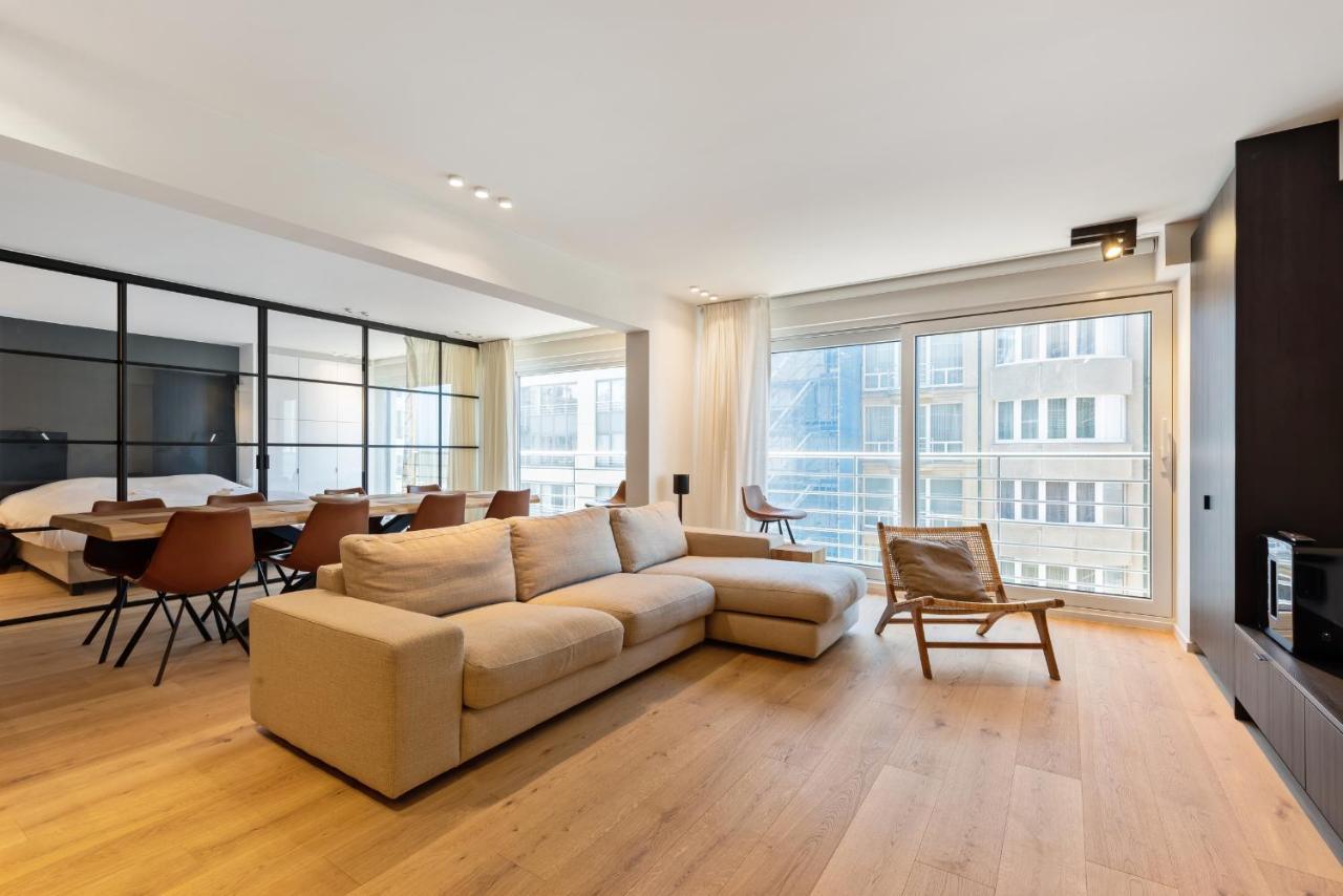 Hyper-Luxeappartement, Zeezicht, Centrum, Airco, Optie Hotelservices Ostenda Esterno foto