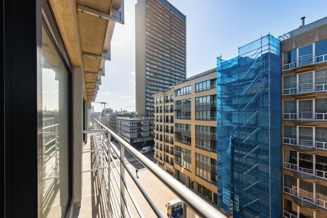 Hyper-Luxeappartement, Zeezicht, Centrum, Airco, Optie Hotelservices Ostenda Esterno foto
