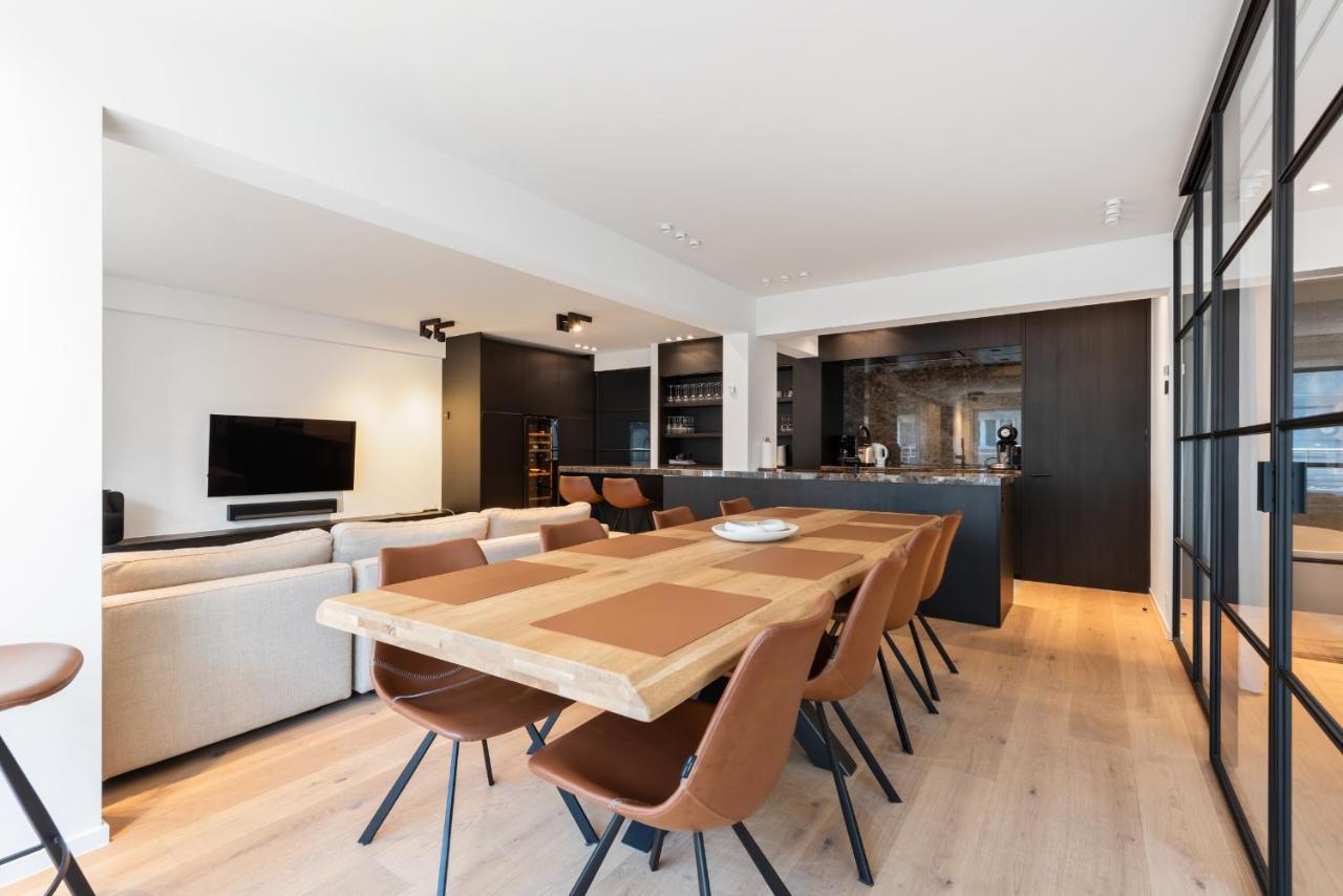 Hyper-Luxeappartement, Zeezicht, Centrum, Airco, Optie Hotelservices Ostenda Esterno foto
